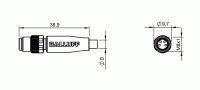 Balluff Steckverbinder BCC M314-0000-20-003-PX0434-020