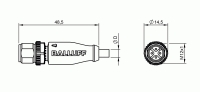 Balluff Steckverbinder BCC M414-0000-2A-003-PX0434-020