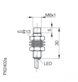 Balluff Induktiver Sensor BES M08ED-NSC40F-BV02