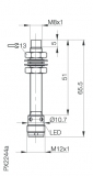 Balluff Induktiver Sensor BES M08EH-NOC40F-S04G