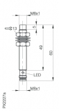 Balluff Induktiver Sensor BES M08EH-NOC40F-S49G