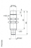 Balluff Induktiver Sensor BES M18MG-NSC16F-S04K