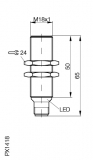 Balluff Induktiver Sensor BES M18MI-NOC50B-S04K