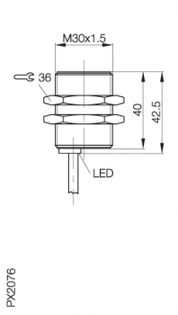 Balluff Induktiver Sensor BES M30MF-USC15B-BV02