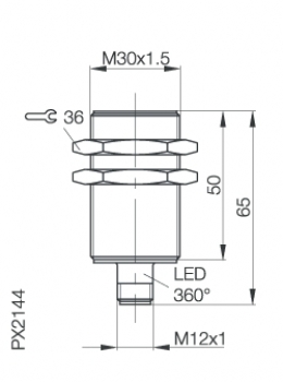 Balluff Induktiver Sensor BES M30MI-NOC15B-S04K