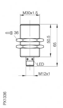 Balluff Induktiver Sensor BES M30MI-PSC10B-S04G