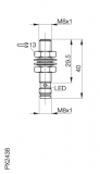 Balluff Induktiver Sensor BES M08EE-NOC15B-S49G-003