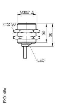 Balluff Induktiver Sensor BES M30MD-NSC15B-BP02-003