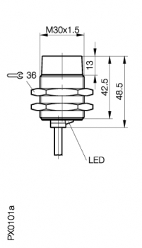 Balluff Induktiver Sensor BES 516-3029-E4-Y-PU-05