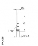 Balluff Induktiver Sensor BES G04EC-NSC08B-S26G