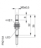 Balluff Induktiver Sensor BES M05ED-PSC50F-EP02