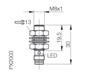 Balluff Induktiver Sensor BES M08EC-POC15B-S49G