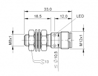 Balluff Induktiver Sensor BES M08EC-PSC15B-S04G