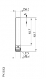 Balluff Induktiver Sensor BES G06EF-PSC40F-S49G