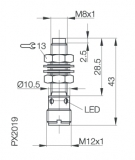 Balluff Induktiver Sensor BES M08ED-PSC25F-S04G