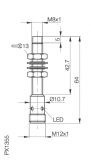 Balluff Induktiver Sensor BES M08EG1-PSC40F-S04G