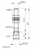 Balluff Induktiver Sensor BES M08EH-NOC15B-S04G