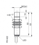 Balluff Induktiver Sensor BES M12EG-PSC80F-BP03