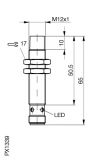 Balluff Induktiver Sensor BES M12EG-PSC80F-S04G