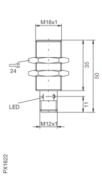 Balluff Induktiver Sensor BES M18MF-PSC50A-S04G