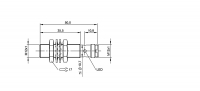 Balluff Induktiver Sensor BES M12MF-GOC30B-S04G