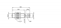 Balluff Induktiver Sensor BES M12MF-UOC30B-S04G