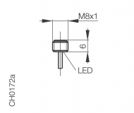 Balluff Induktiver Sensor BES M08E60-POC15B-EP02