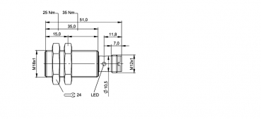 Balluff Induktiver Sensor BES M30MF-USC15B-S04G