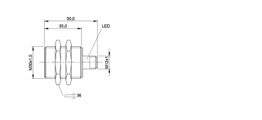 Balluff Induktiver Sensor BES M30MF-GOC15B-S04K