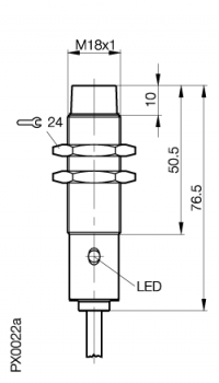 Balluff Induktiver Sensor BES 515-360-BO-C-PU-03