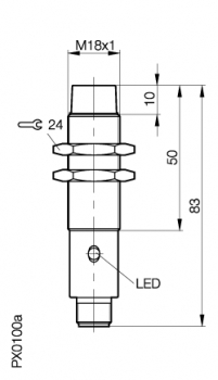 Balluff Induktiver Sensor BES 515-360-S4-C