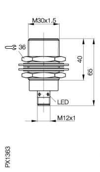 Balluff Induktiver Sensor BES 516-327-S4-W