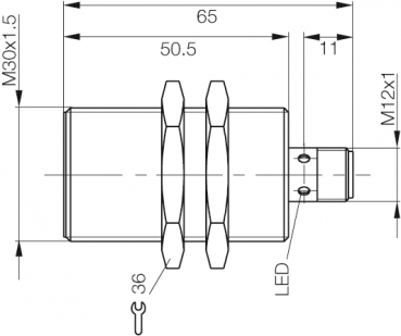 Balluff Induktiver Sensor BES M30MI-PSC13B-S04G-W