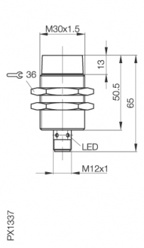 Balluff Inductive Sensor BES M30ML-PSC20E-S04G-W