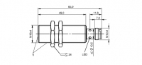 Balluff Induktiver Sensor BES M18EI-NSC72B-S04G-S