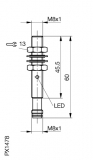 Balluff Induktiver Sensor BES M08MH1-NSC30B-S49G