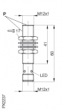 Balluff Induktiver Sensor BES M12EG1-PSC60Z-S04G-S11