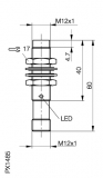 Balluff Induktiver Sensor BES M12MF1-POC10F-S04G