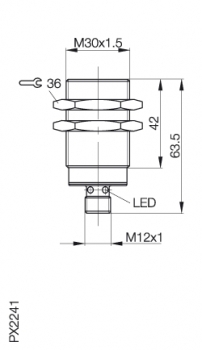 Balluff Induktiver Sensor BES M30EG1-NSC20Z-S04G-S11