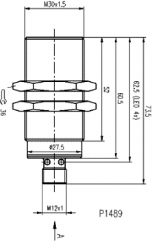 Balluff Induktiver Sensor BES M30MI1-NSC22B-S04G