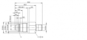 Balluff Induktiver Sensor BES 516-300-S308-NEX-S4-D