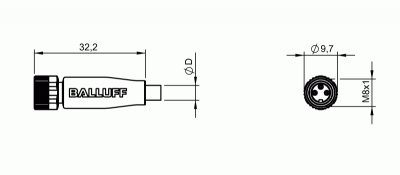 Connector BCC M313-0000-10-001-PX0334-050