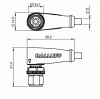 Balluff Connector BCC M424-0000-2A-003-PX0434-050