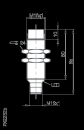 Balluff Induktiver Sensor BES M18MG-PSC16F-S04K