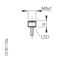 Balluff Induktiver Sensor BES M08E60-NSC15B-EP02