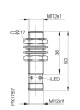 Balluff Induktiver Sensor BES M12MF1-PSC30A-S04G-W