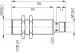 Balluff Induktiver Sensor BES M18MI-PSC70B-S04G-W